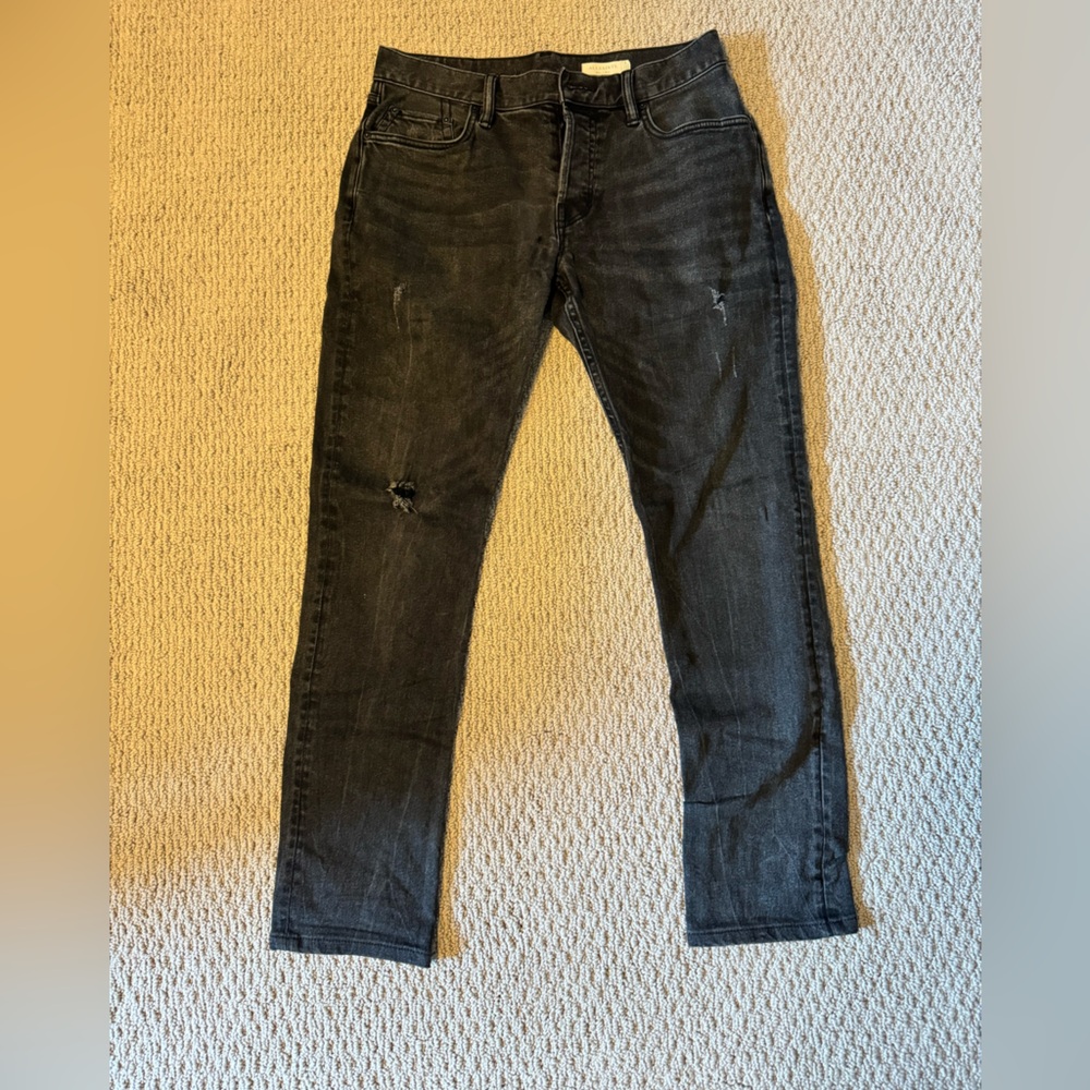 All saints ripped slim jeans